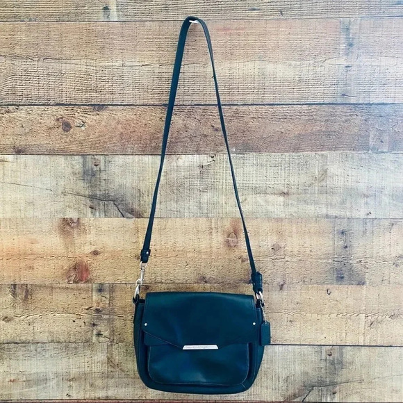 Coach Taylor Leather Mini Flap Crossbody - Picture 1 of 9
